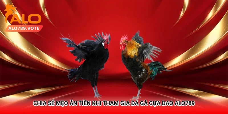 Chia sẻ mẹo ăn tiền khi tham gia đá gà cựa dao Alo789